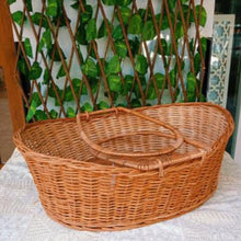 Load image into Gallery viewer, Maga Wicker Baby CarrierKishti WH