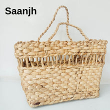 Charger l'image dans la galerie, Saanjh Fruit Fiber Designer Basket Bag