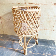 Load image into Gallery viewer, Cane Planter with Stand - Medium