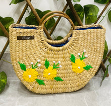 Load image into Gallery viewer, U-Shaped Woven Closing Summer Bag