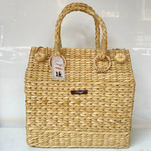 Load image into Gallery viewer, Picnic Tote Bag - Double Cane Ring, Tiffin Bag - Medium Size,