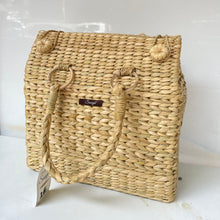Load image into Gallery viewer, Picnic Tote Bag - Double Cane Ring, Tiffin Bag - Medium Size,