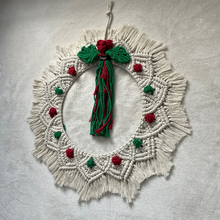 画像をギャラリービューアに読み込む, Macrame Christmas Wreath