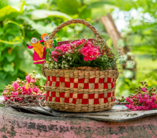 Load image into Gallery viewer, Shaded Straw Cloth Basket