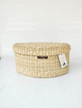 Load image into Gallery viewer, Saanjh Golden Grass Boat Shape Basket