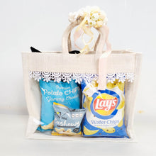 Load image into Gallery viewer, Saanjh Jute Bag Welcome Food Hamper