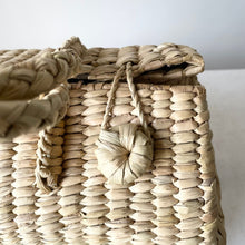 Load image into Gallery viewer, Kauna Wicker Shopping | Weekend Bag, Tiffin Bag