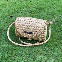 Load image into Gallery viewer, Kauna Woven Globose Horizontal Sling Bag