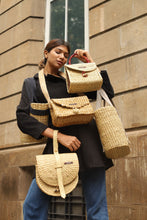 Load image into Gallery viewer, Straw Tote with Hemp Handle | Totes & Handbags, Tiffin Bag