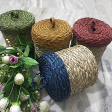 Load image into Gallery viewer, Saanjh Grass Fiber Storage Box | Assorted Colors | Gift Hampers