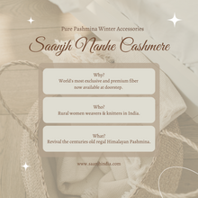 Load image into Gallery viewer, Nanhe Cashmere Luxury Baby Blanket | Marigold Chequered | Handwoven Himalayan