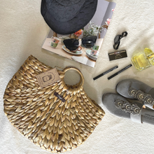画像をギャラリービューアに読み込む, Classic Straw U-Bag | Beach and Spring Handbags, Tiffin Bag