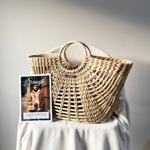 Load image into Gallery viewer, Classy Natural Brunch/Beach Tote Bag, Tiffin Bag