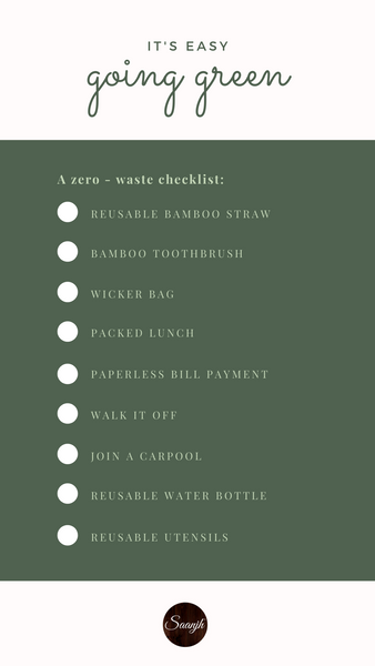A zero waste checklist!