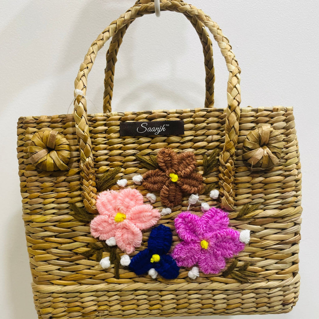 Mini Handbag with Embroidery - Pattern 2