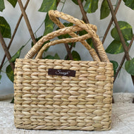 Saanjh Golden Grass Gift Hamper Basket - S