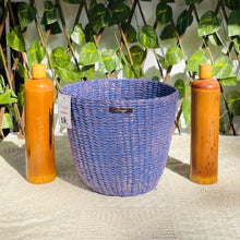 Load image into Gallery viewer, Purple Fiber Planter Pot Sleeve Cone
