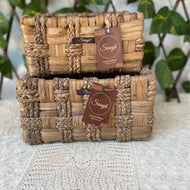 Shaded Straw Basket MEDIUM