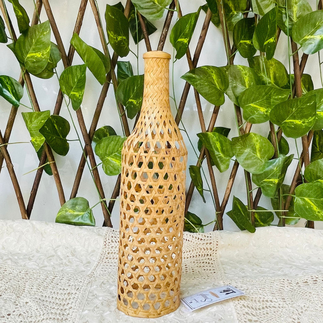 Bamboo Cane Bottle Shape Lamp Shade