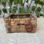 Shaded Straw Basket Small