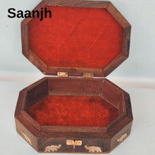 Load image into Gallery viewer, Saanjh Carved Wooden Box
