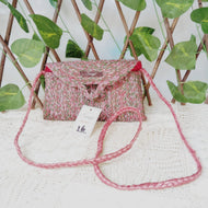 Fruit Fiber Rectangle Sling - Shades of Pink