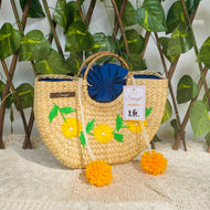 Sac d'été à fermeture tissée en forme de U