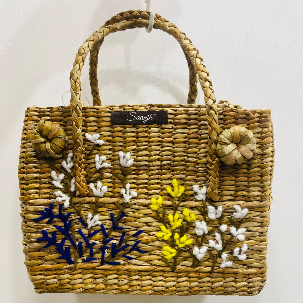 Mini Handbag with Embroidery - Pattern 1