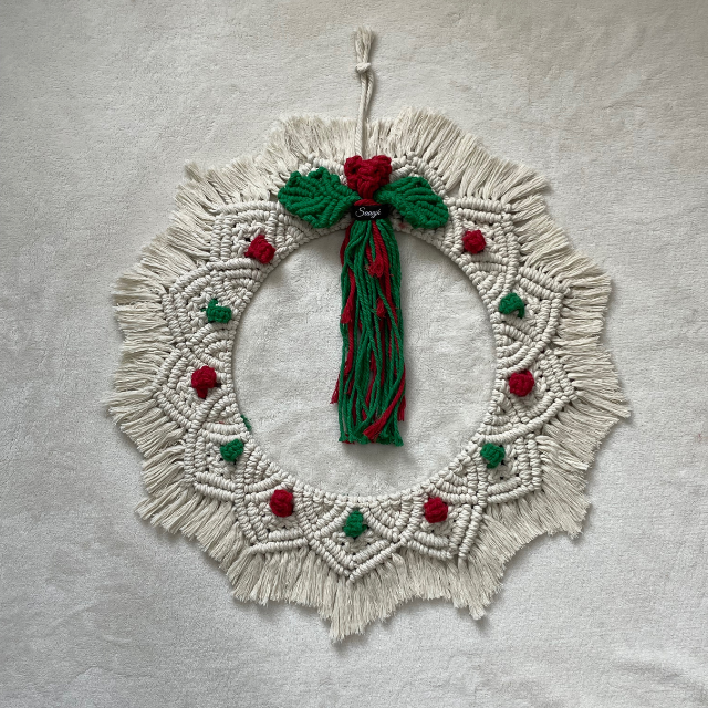 Macrame Christmas Wreath