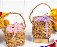 Shaded Straw Mini Potli