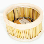 Saanjh Pure Bamboo Premium Vegan Leather Basket