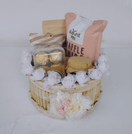 Saanjh Luxury Handcrafted Pure Bamboo Basket Gift Hamper