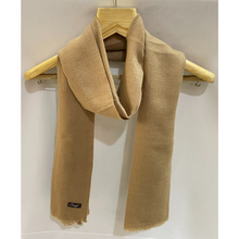 画像をギャラリービューアに読み込む, Pure Camel Wool Scarf | Muffler | 100% Camel Wool | Handspun &amp; Handwoven | Unigen
