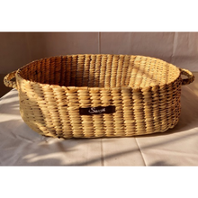 Load image into Gallery viewer, designer best Tray online india for kitchen basket kauna manipur handmade by artisans best brands branded gifting housewarming new home decor table decor dining table serving center table fruit basket bread basket
