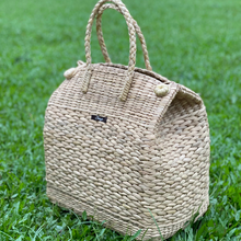 Load image into Gallery viewer, Kauna Wicker Shopping | Weekend Bag, Tiffin Bag
