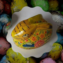 Load image into Gallery viewer, Paper Mache Box Bunny
