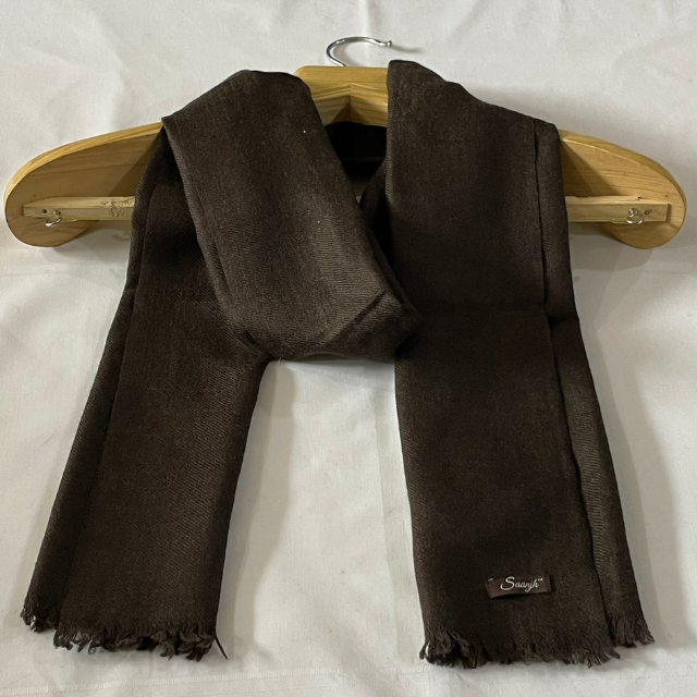 Pure Yak Wool Scarf | Muffler | 100% Yak Wool | Handspun & Handwoven | Unigen