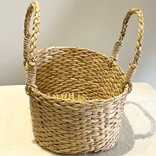 Load image into Gallery viewer, Natural Fiber Fruit Basket - Double Secure Handle
