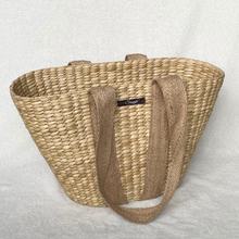 Load image into Gallery viewer, Saanjh Designer Tote Cane Basket Bag | Spring &amp; Autumn All-season Handbag
