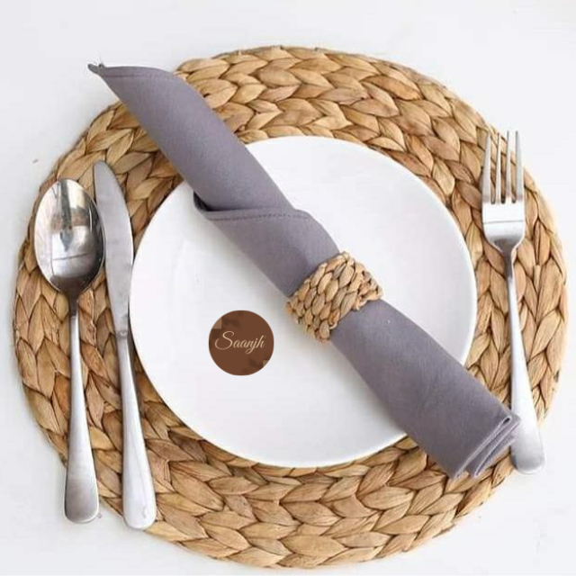 Water Reed Napkin Rings | Set of 4 |  Table Essentials & Decoration