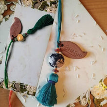 画像をギャラリービューアに読み込む, Handmade Clay Bhaiyya Bhabhi Rakhi
