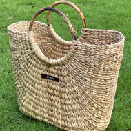 Sac de plage Modish tissé à la main en paille Saanjh Kauna | Collection chic