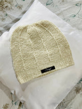 Charger l'image dans la galerie, Bonnet Pashmina pur | 100 % cachemire tissé à la main.
