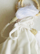 Load image into Gallery viewer, Kauna Velvet Hand-embroidered Potli Bag | Ethnic Boho Style Drawstring Purse | Saanjh Exclusive
